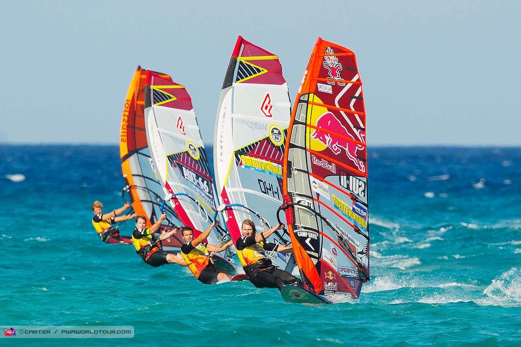 Four In a line - 2014 PWA Fuerteventura Grand Slam ©  Carter/pwaworldtour.com http://www.pwaworldtour.com/